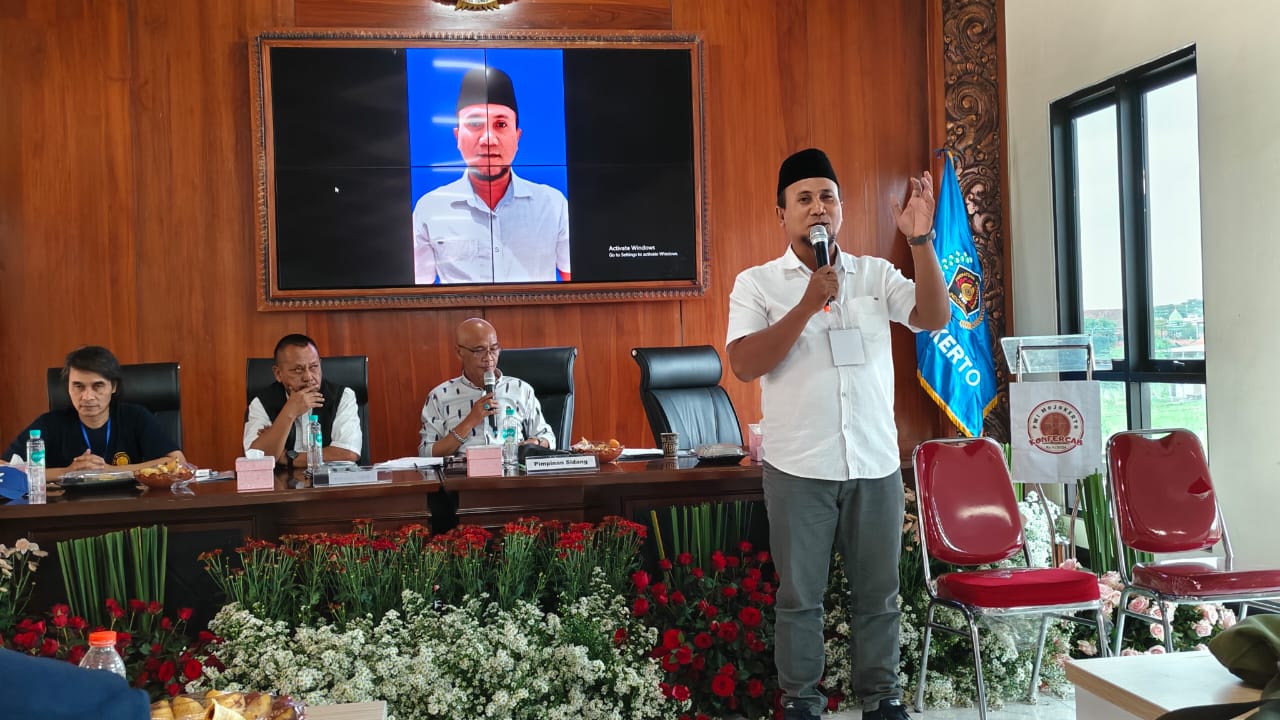 Konfercab Ke-V,  Aminuddin Terpilih Ketua PWI Mojokerto Periode 2024-2027