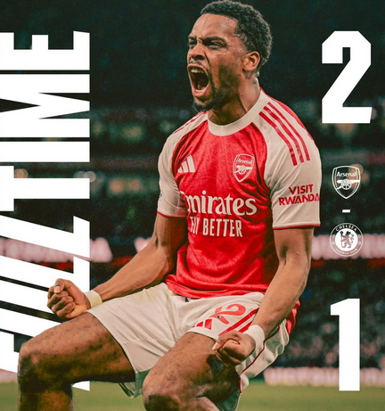 Derby London Dimenangkan Arsenal, Tekuk Chelsea 2-1