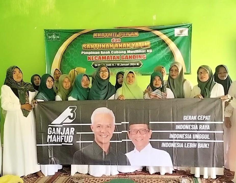 Kader Muslimat NU Ganding Deklarasi Dukung Ganjar Mahfud 