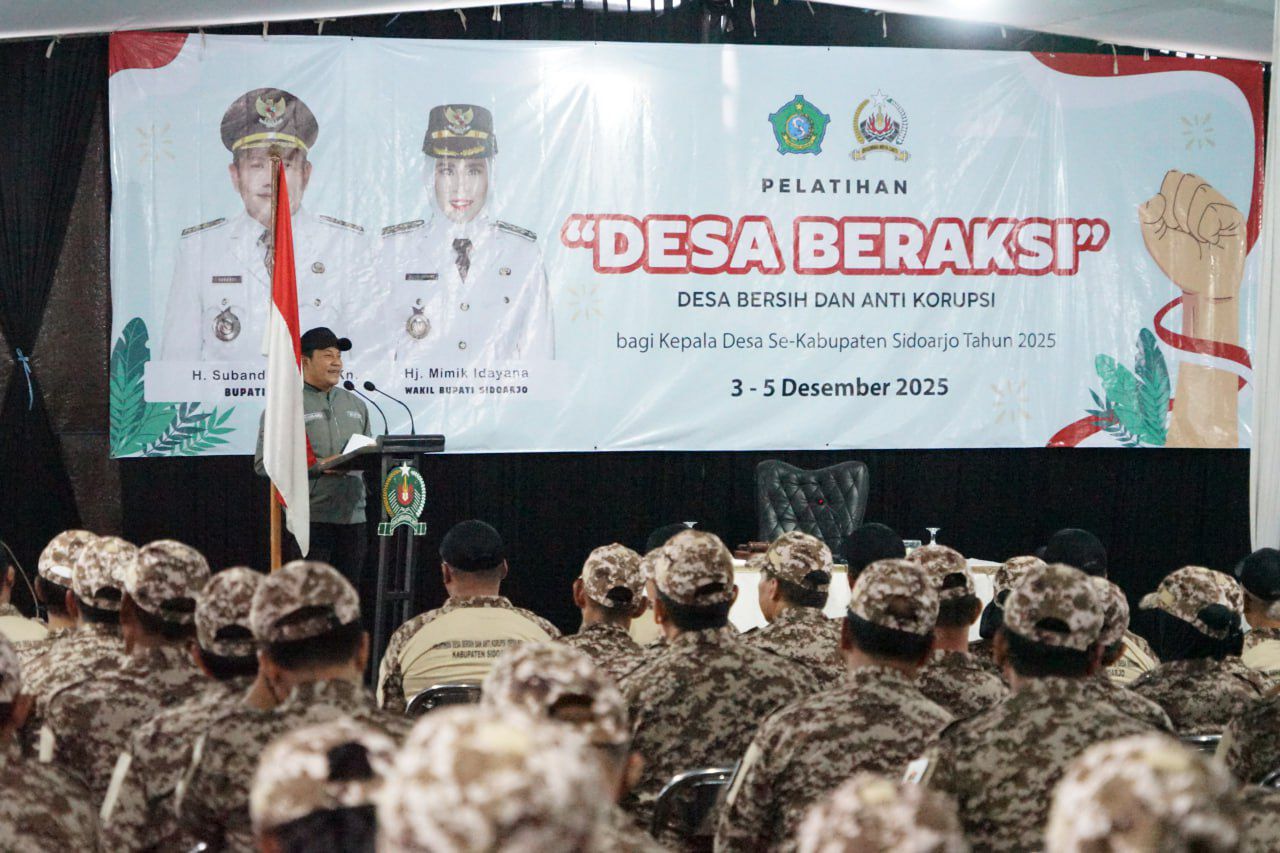 Ratusan Kades di Sidoarjo Ikuti Retret, Wujudkan Desa Bersih dan Antikorupsi