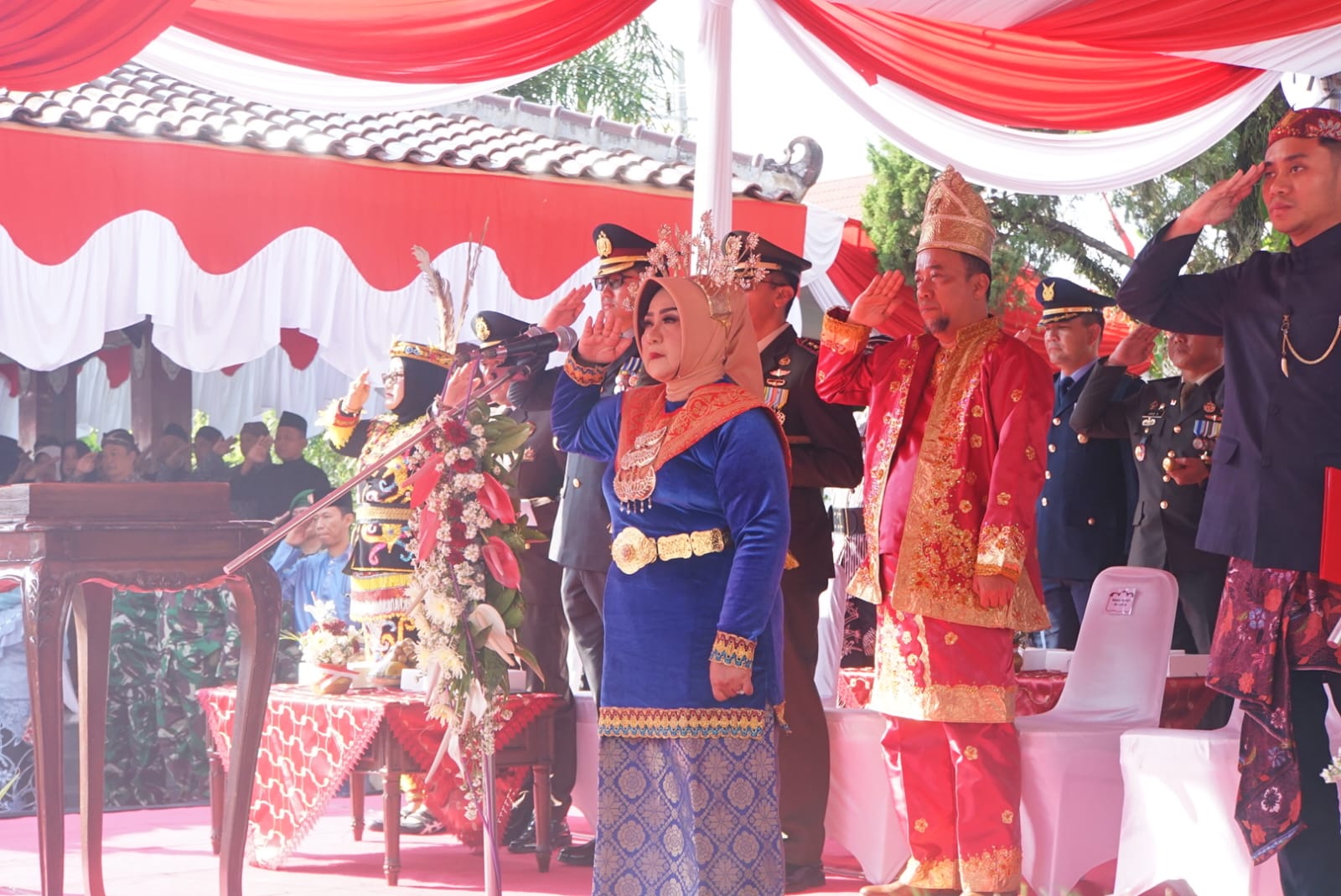 Pimpin Upacara HUT Ke-80 RI, Bupati Amanatkan Gotong-Royong Menuju Magetan Sejahtera