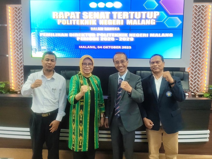 Supriatna Adhisuwignjo Kembali Pimpin Polinema Periode 2025-2029