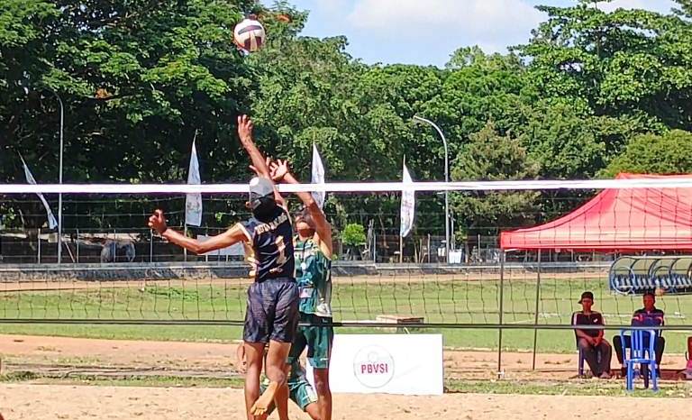 Derby Malang di Porprov IX: Tim Voli Pantai Putra Kabupaten Malang Tumbang oleh Kota Malang