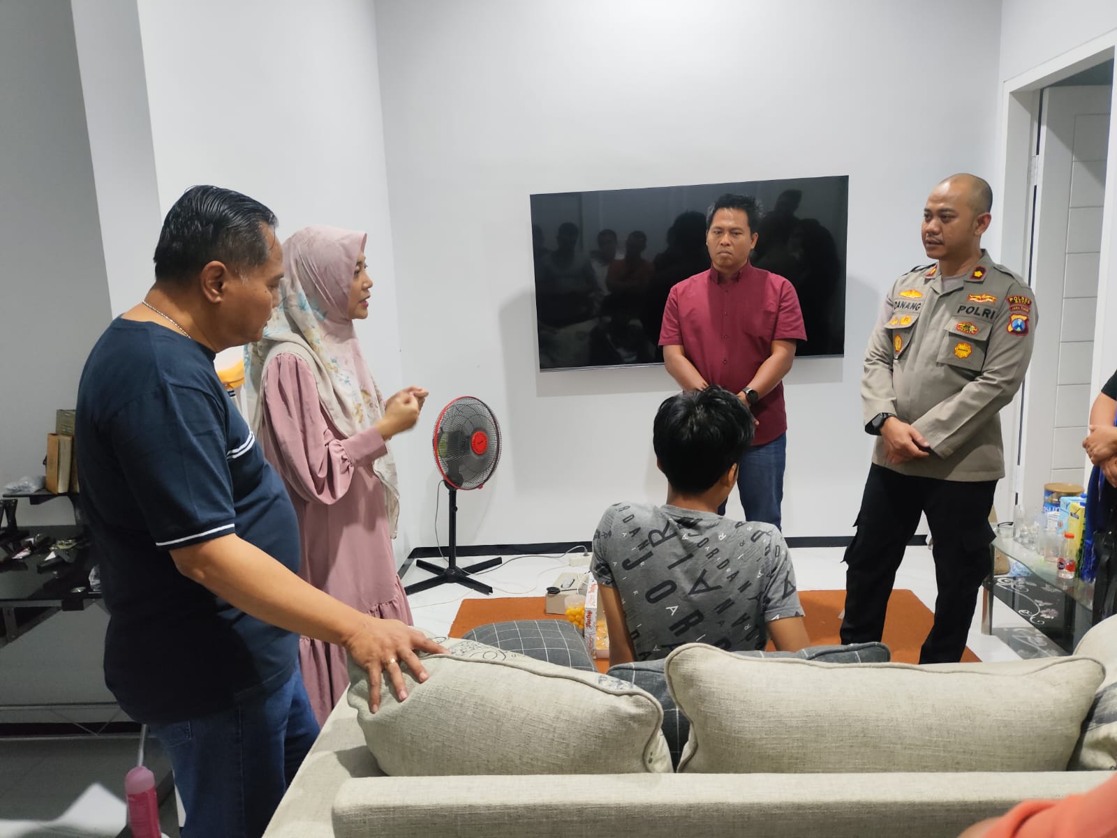 Polres Batu Bersama Pemkot Berkunjung ke Rumah Korban Wahana Jatim Park 1