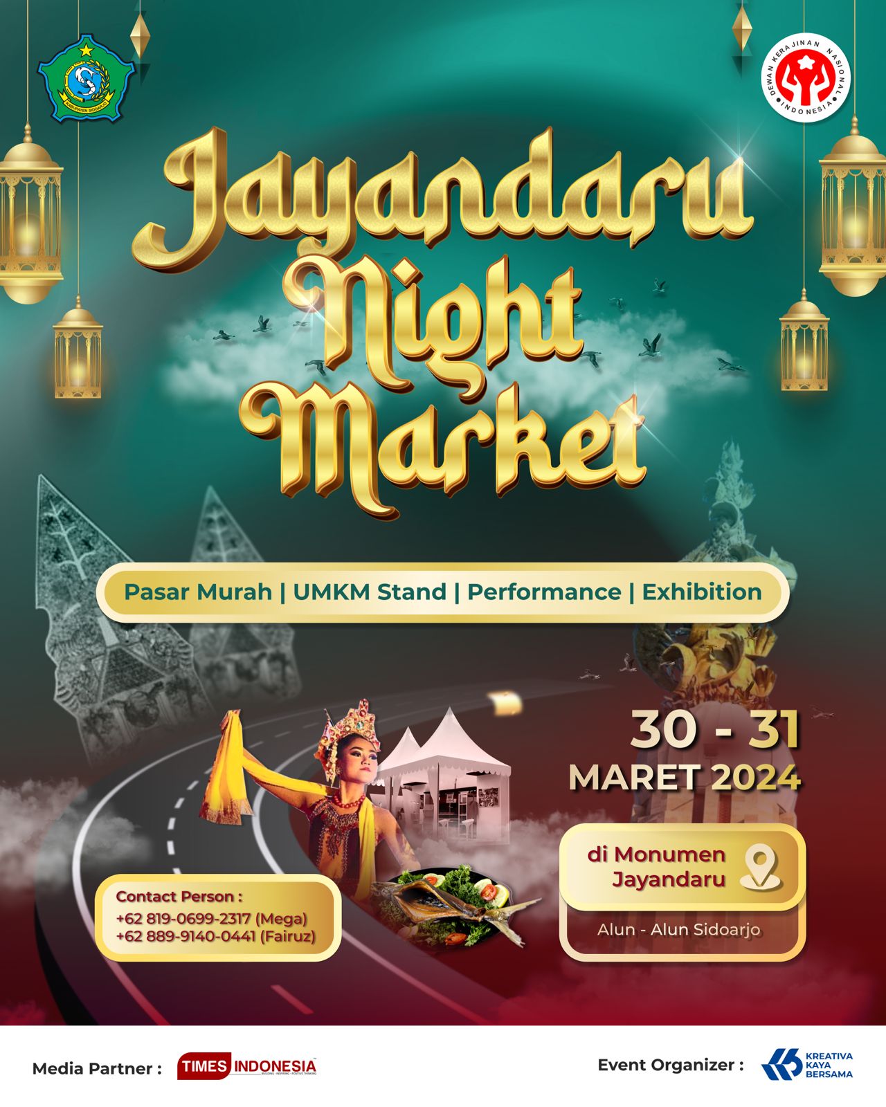Ada Jayandaru Night Market di Kota Delta, 30-31 Maret