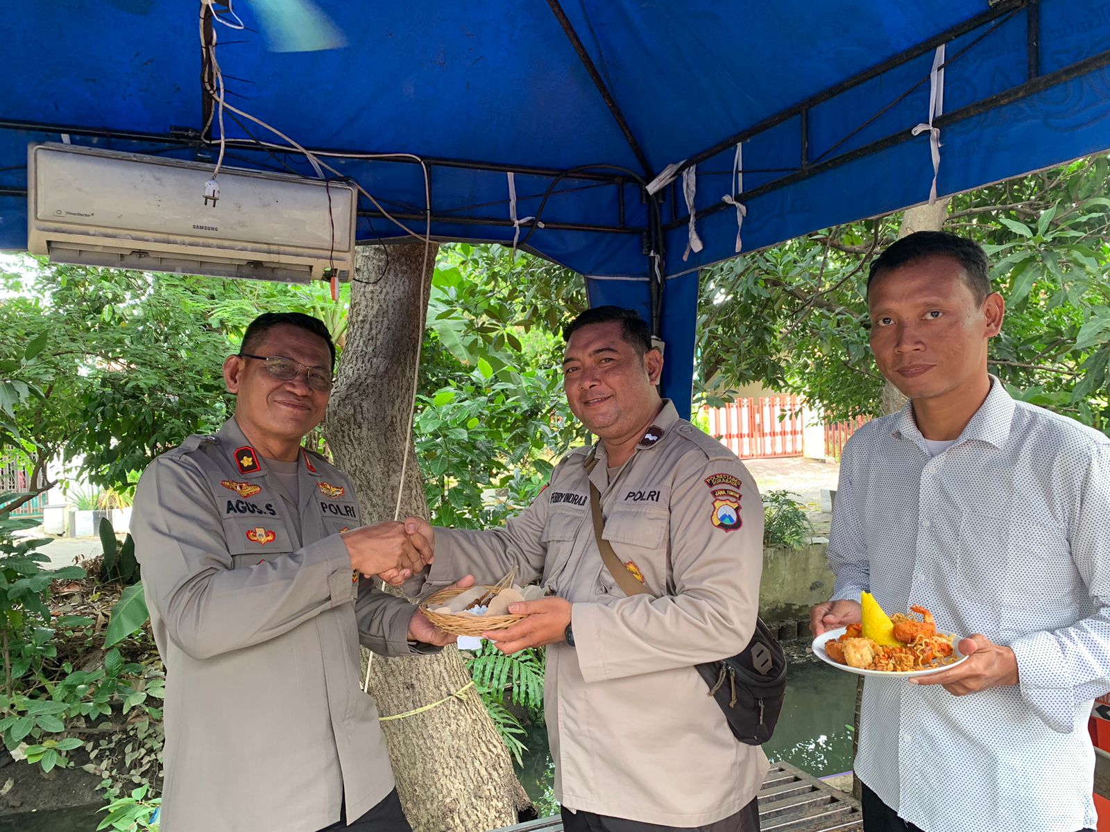 Syukuran Kenaikan Pangkat di Mapolsek Rungkut Wujud Syukur dan Penguatan Pelayanan