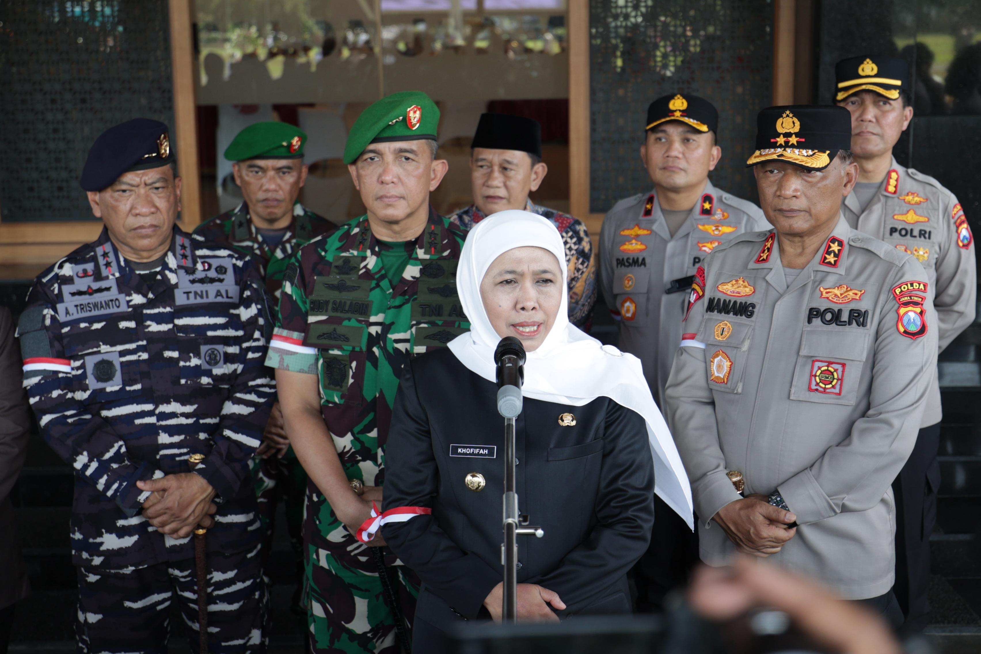 Forkopimda Jatim Libatkan Masyarakat Jaga Kondusifitas Wilayah