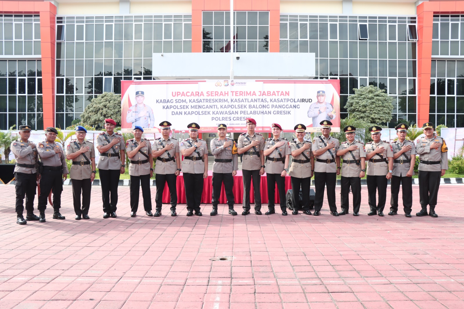 Polres Gresik Mutasi PJU, Penyegaran Organisasi dan Optimalisasi Pelayanan Publik