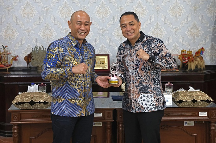 Wali Kota Surabaya Sharing Optimalisasi PAD Bersama Wali Kota Lubuk Linggau