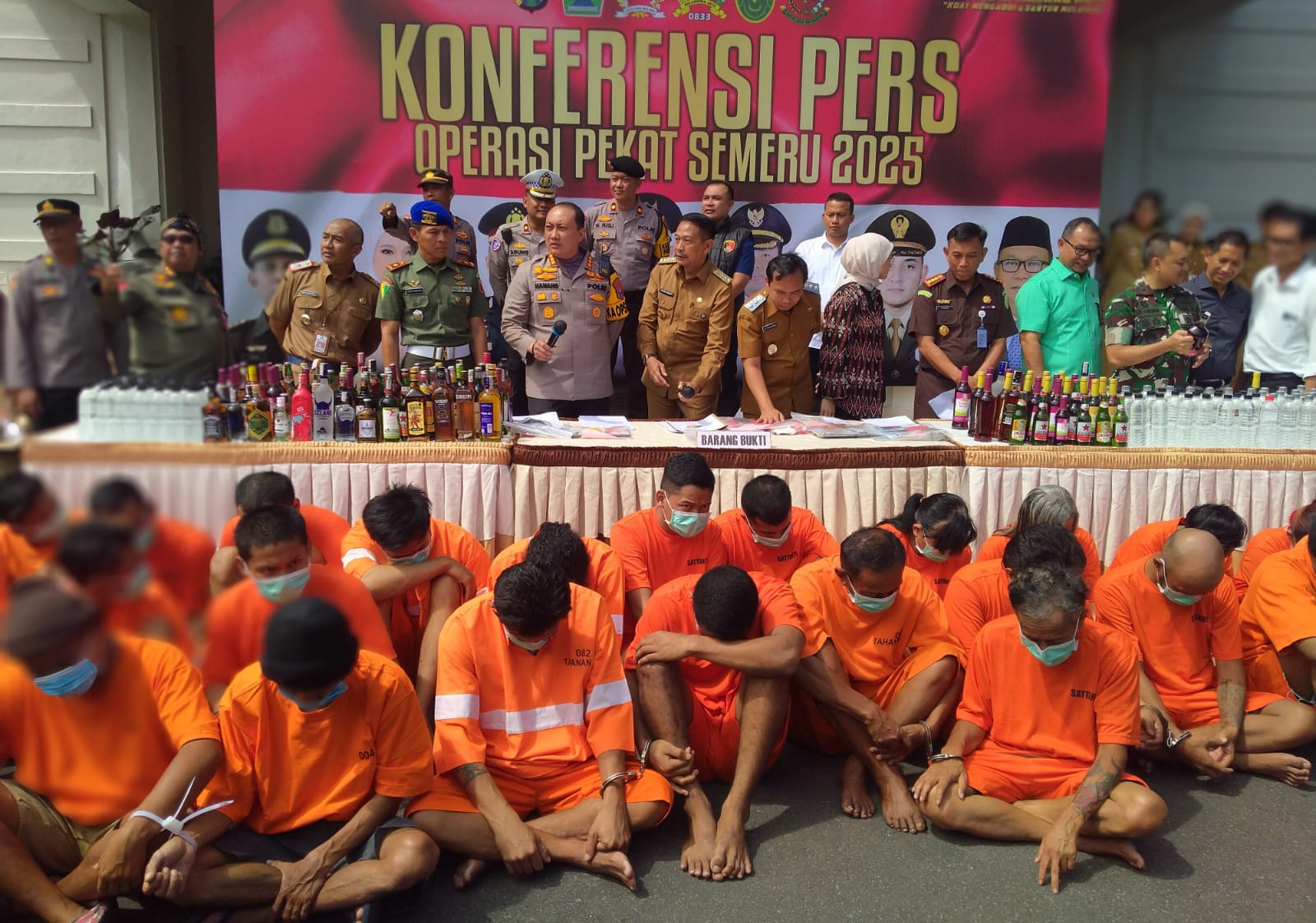 Operasi Pekat, Polresta Malang Kota Garuk 51 Tersangka, Didominasi Aksi Premanisme