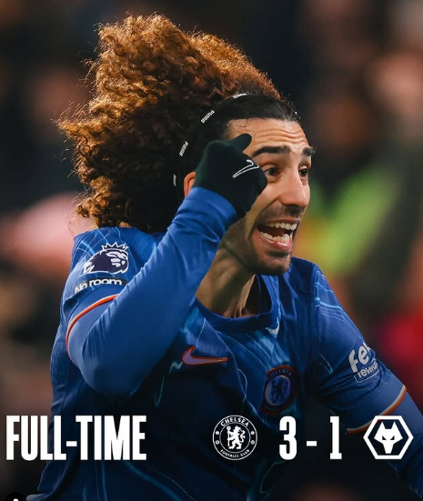 Menang dari Wolves, Chelsea Sodok Posisi 4 Klasemen Sementara Liga Premier Inggris