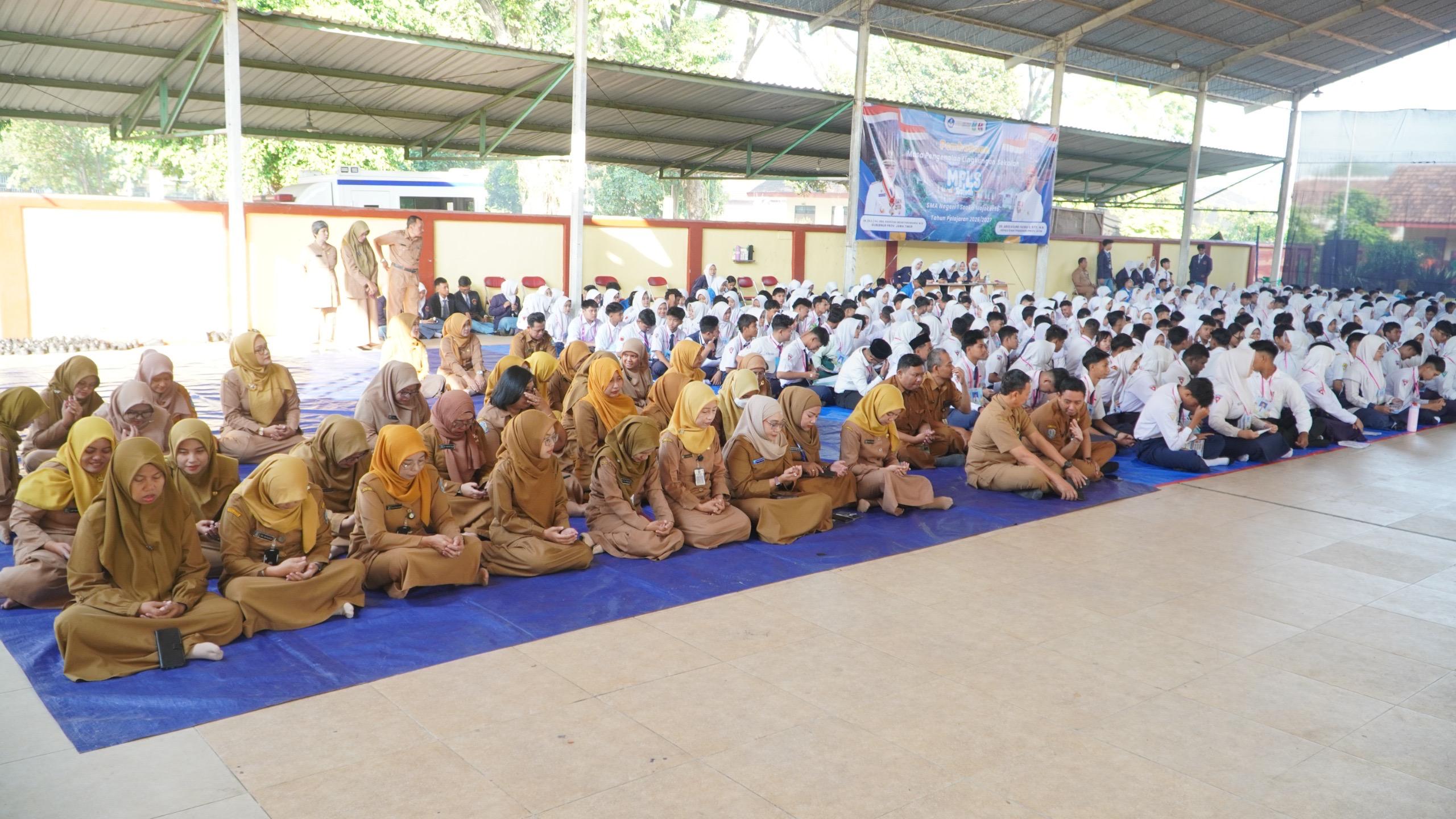 Hari Pertama Sekolah, SMA Negeri 1 Sooko Hadirkan MPLS Ramah Tanpa Perpeloncoan