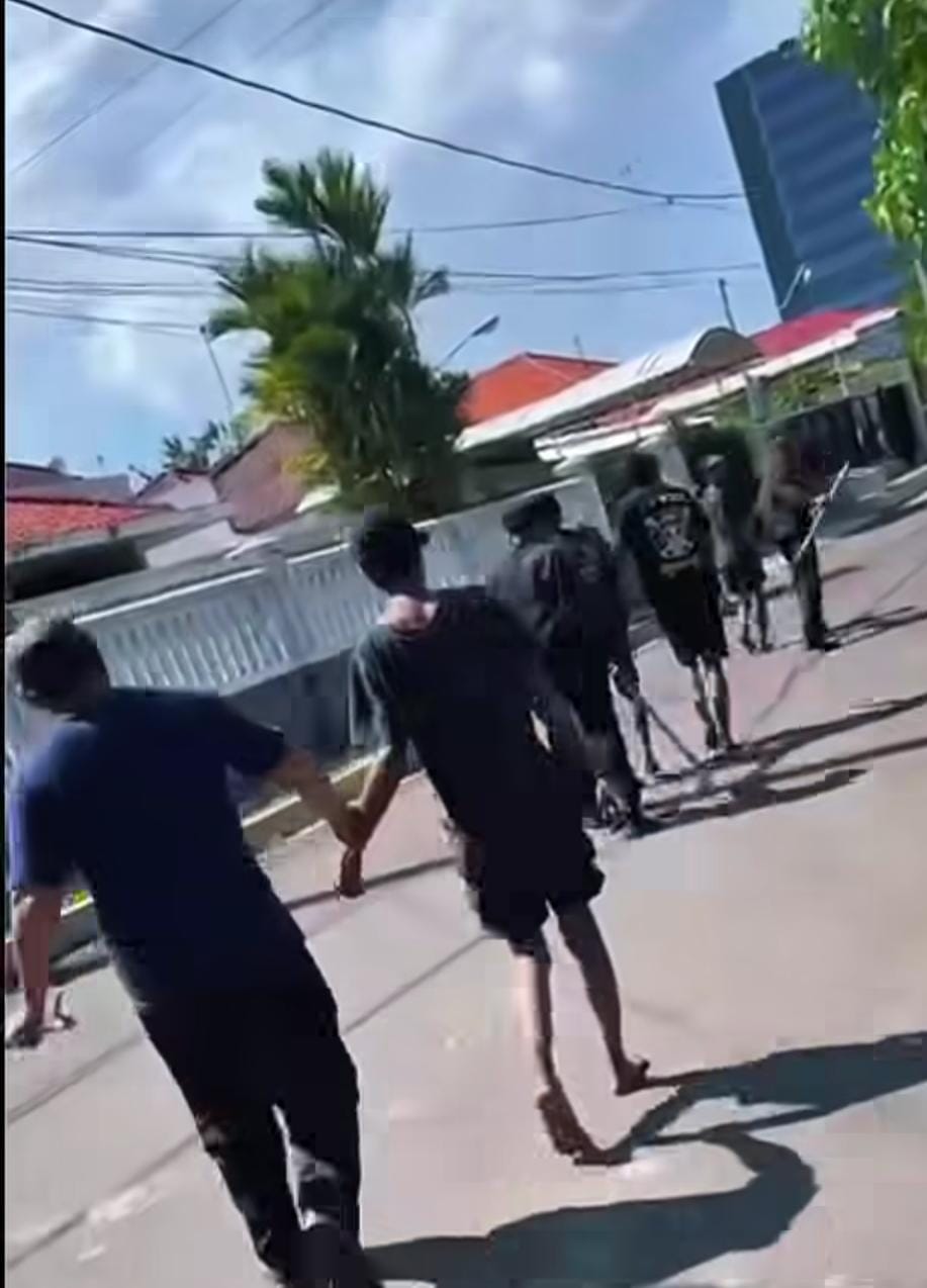 Empat Pemuda Pembobol Rumah di Dharmahusada Utara Diringkus