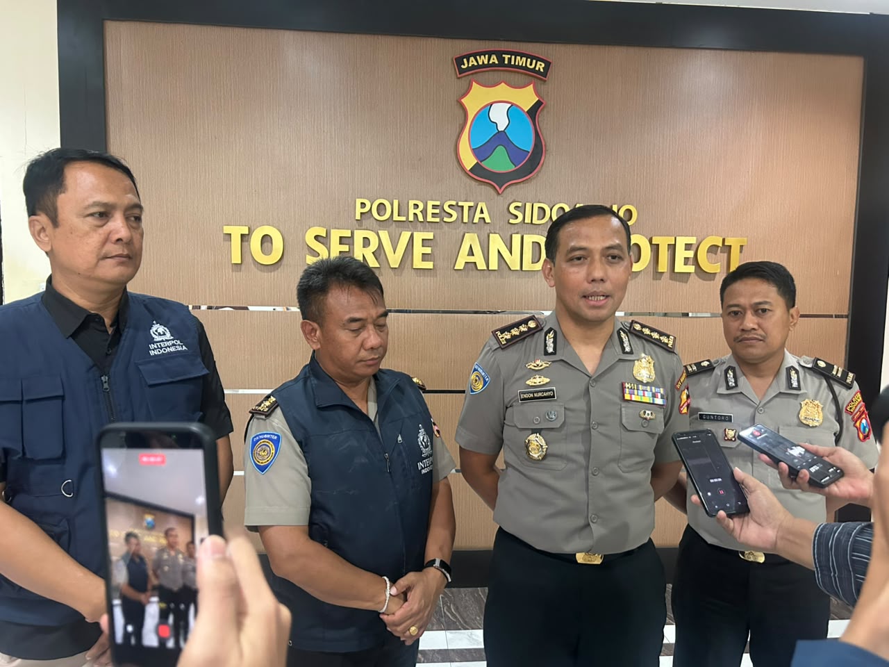 Cegah Kejahatan Transnasional, Divhubinter Polri Kunjungan Kerja ke Polresta Sidoarjo