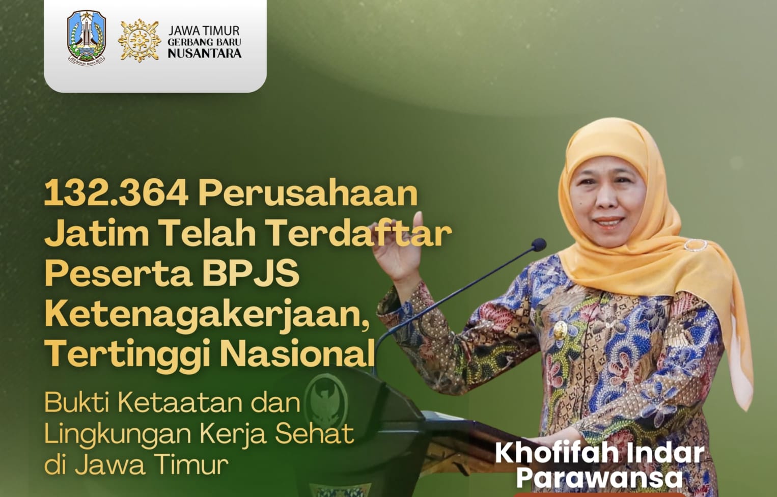 Ungguli DKI dan Jabar, Jatim Jadi Provinsi dengan Peserta BPJS Ketenagakerjaan Terbanyak 2025