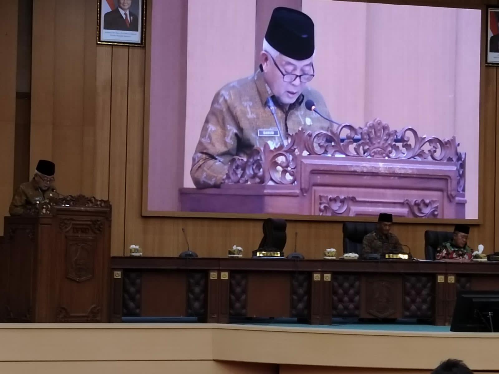 Paripurna DPRD, Bupati Malang Sanusi Sampaikan LKPJ Tahun 2024