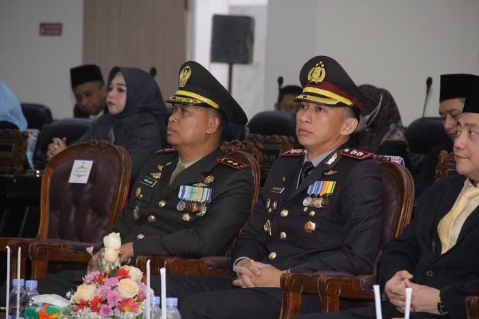 AKBP Anggi Ikuti Sidang Paripurna DPRD Kota Kediri, Dengarkan Pidato Kenegaraan Presiden 