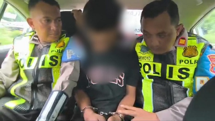 Anggota PJR Polda Jatim Ciduk Pencuri Kabel Jembatan Suramadu 