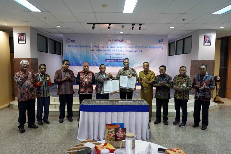 Perkuat KUB, Bank Jatim Teken MoU dan NDA dengan Bank NTT