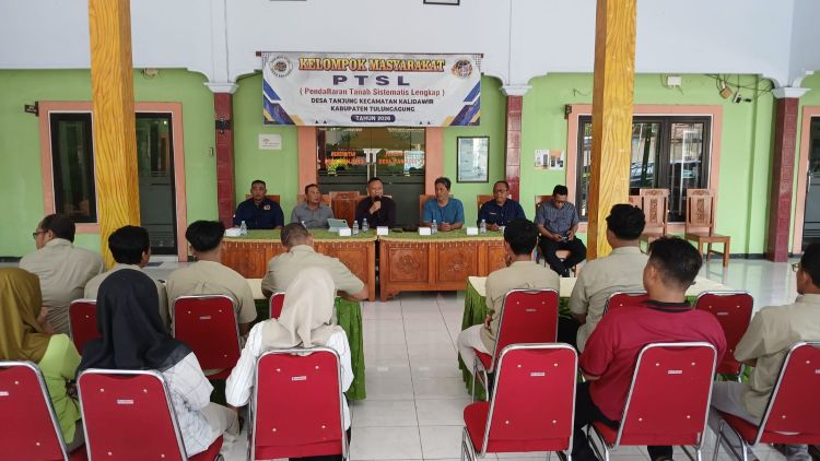 Gaspol PTSL 2026, Kepala Kantah Tulungagung Turun Monev ke Desa