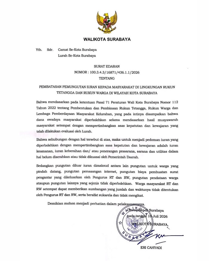 Layanan Adminduk Gratis, RT/RW Dilarang Kaitkan dengan Iuran Kampung