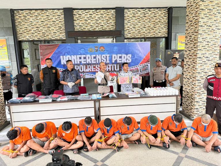 Polres Batu Sita 227 Gram Sabu dan 54 Ribu Pil Koplo, Selamatkan 11 Ribu Jiwa