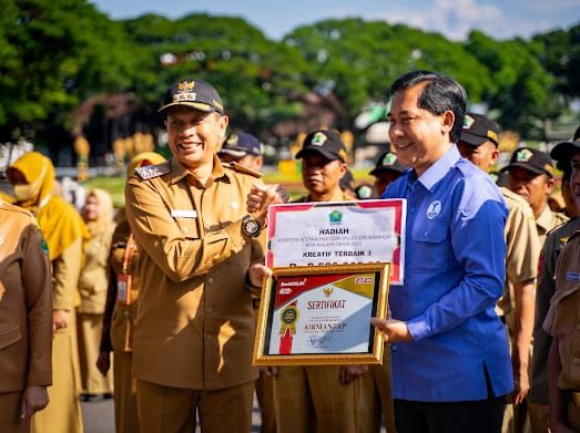 AIR MANTAP Tugu Tirta Raih Penghargaan Core Values ASN Berakhlak Kota Malang