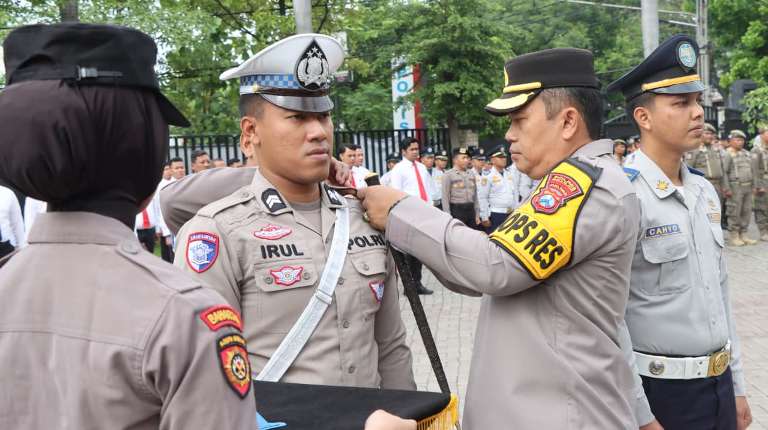 Operasi Zebra Semeru 2025 Dimulai, Kapolres Nganjuk Tekankan Disiplin Berlalu Lintas
