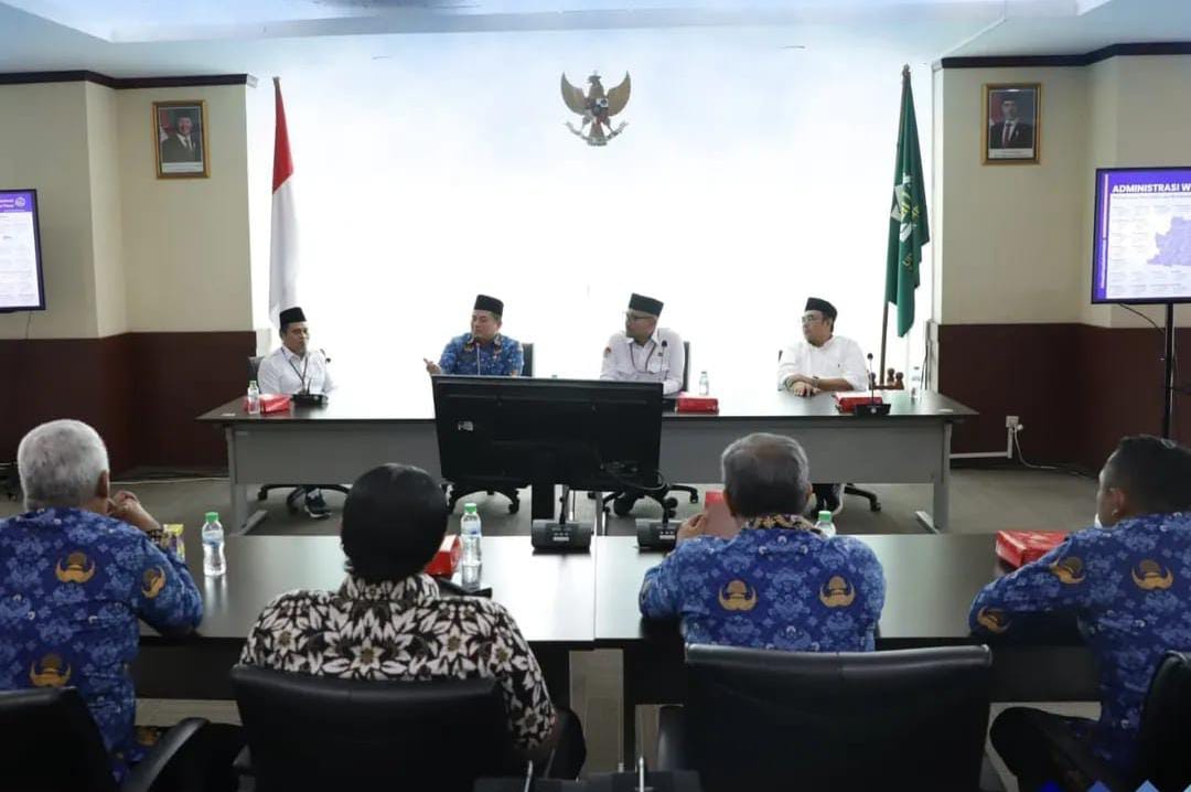 Gandeng UINSA Surabaya, Kakanwil BPN Jatim Hadiri Rakor Pembentukan Laskar Wakaf