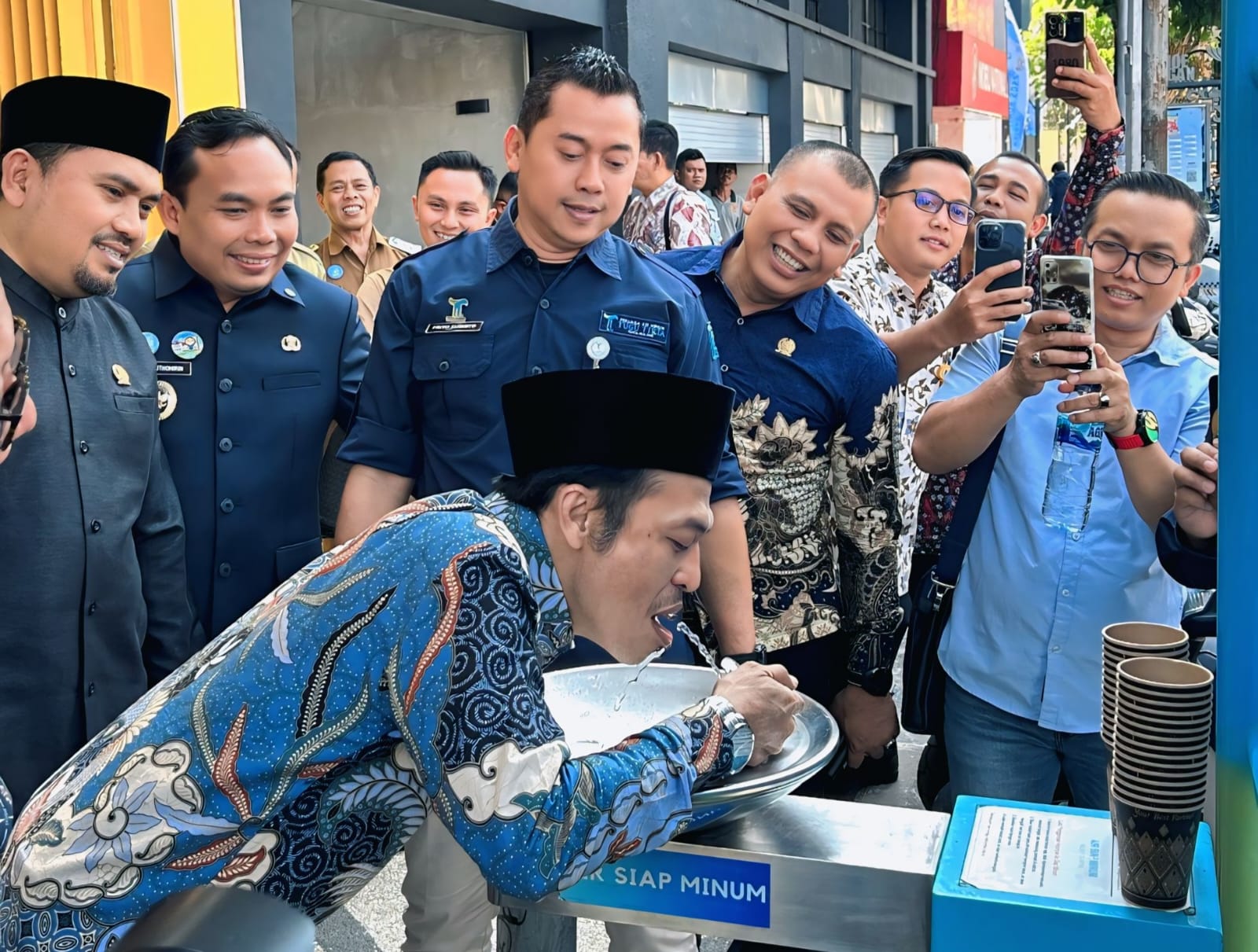 Tinjau Anjungan Air Siap Minum Tugu Tirta, Komisi A DPRD Jawa Timur Sebut Layak Jadi Percontohan