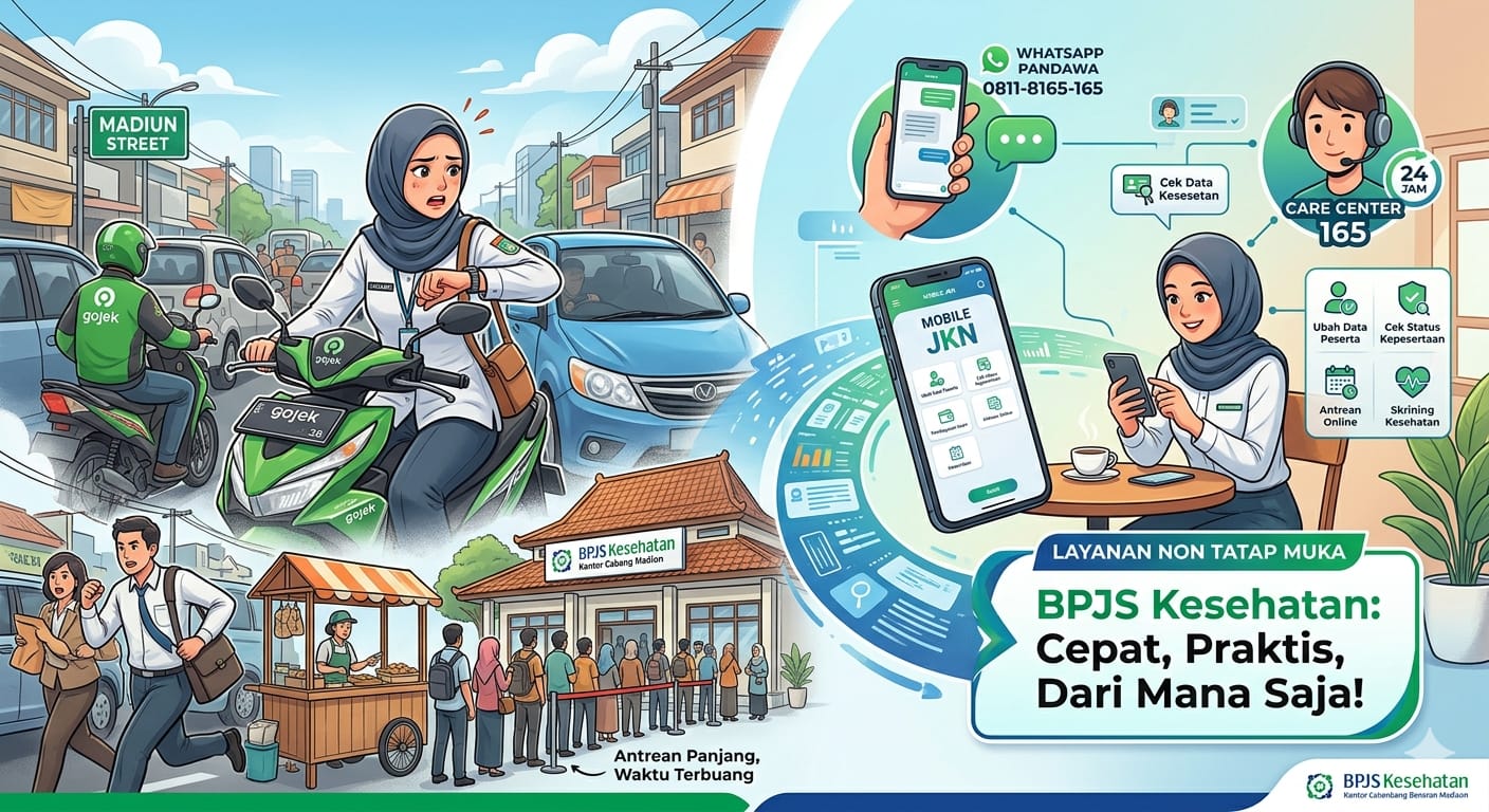 Mobile JKN dan PANDAWA Permudah Masyarakat Akses Layanan BPJS Kesehatan Lewat Handphone