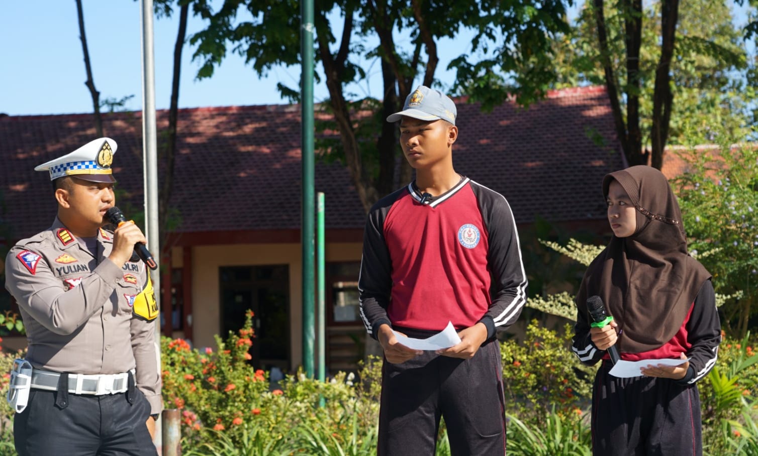 Polres Pasuruan Kota Gencarkan Binluh Pencegahan Bullying di Sekolah