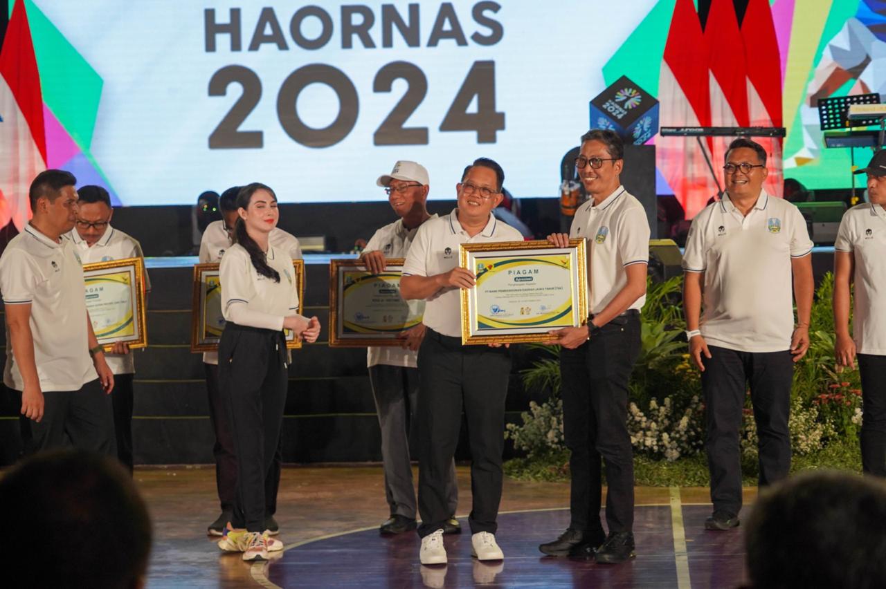 Haornas 2024, Bank Jatim Raih Apresiasi Pemprov di Bidang Olahraga Voli