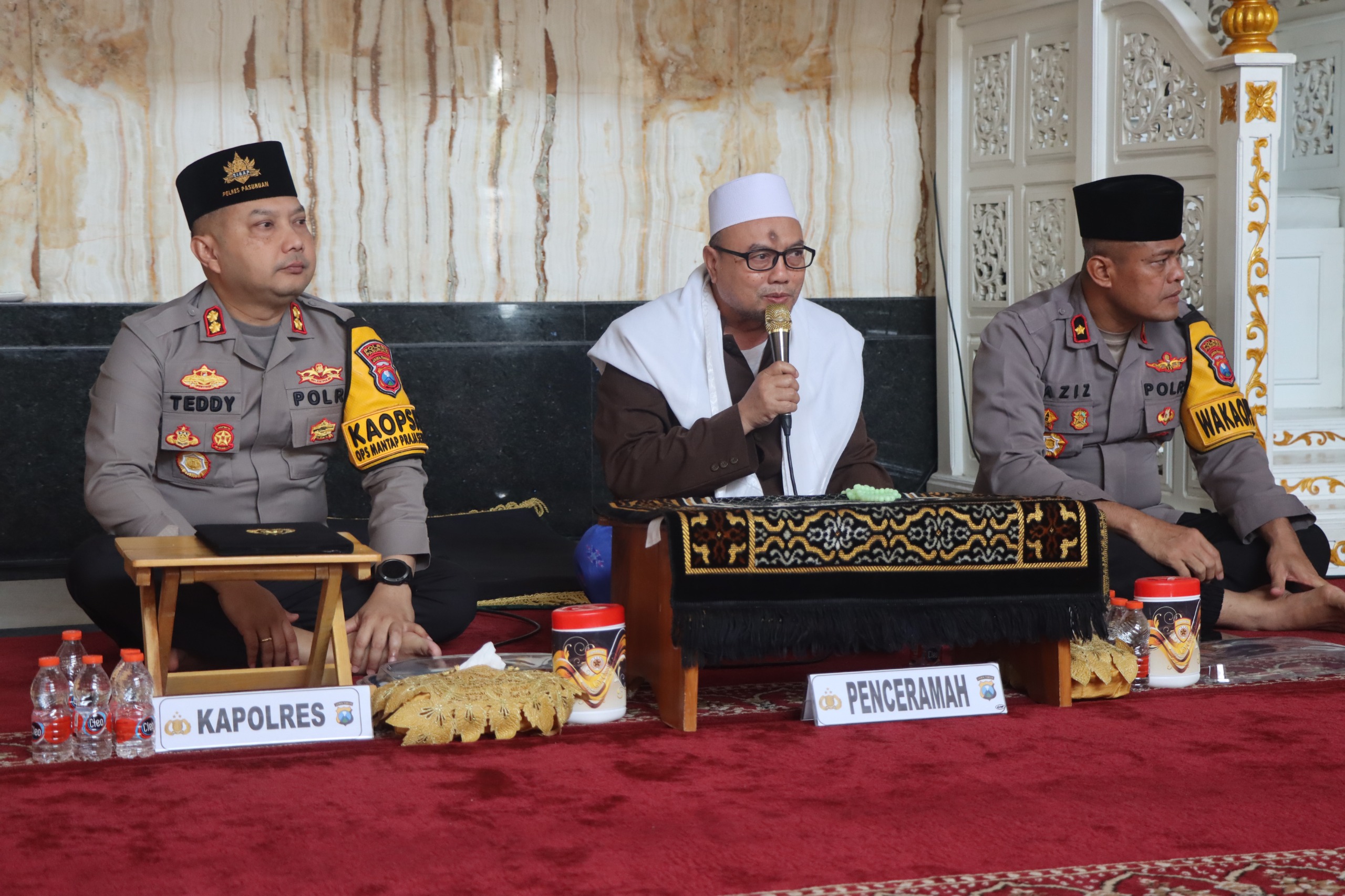 Gelar Maulid Nabi, Kapolres Pasuruan Didoakan Anak Yatim