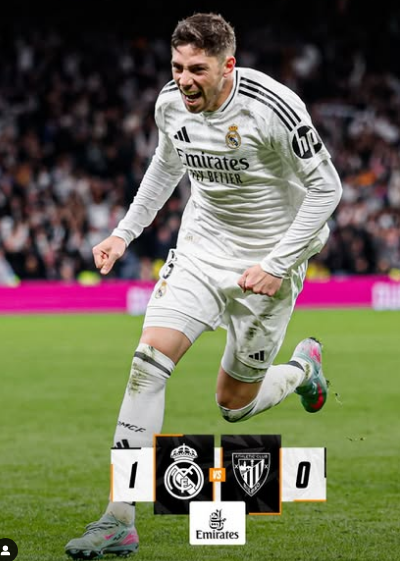 Gol Sensasional Valverde Dipuji Ancelotti, Jarak dengan Barcelona Tinggal 4 Poin