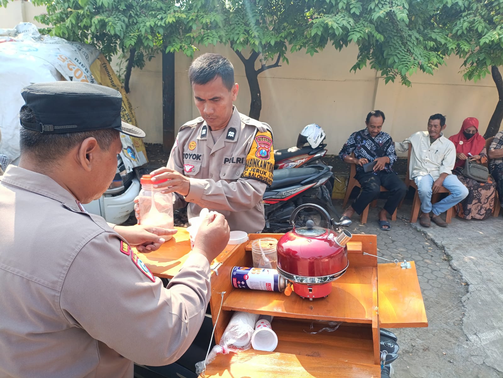 Kopi Keliling ala Polisi Sidoarjo, Jaga Kamtibmas Tetap Aman dan Kondusif