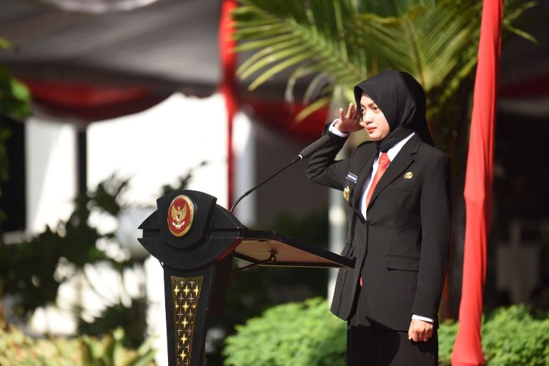 Peringatan Hari Kesaktian Pancasila, Wali Kota Kediri Jadi Inspektur Upacara