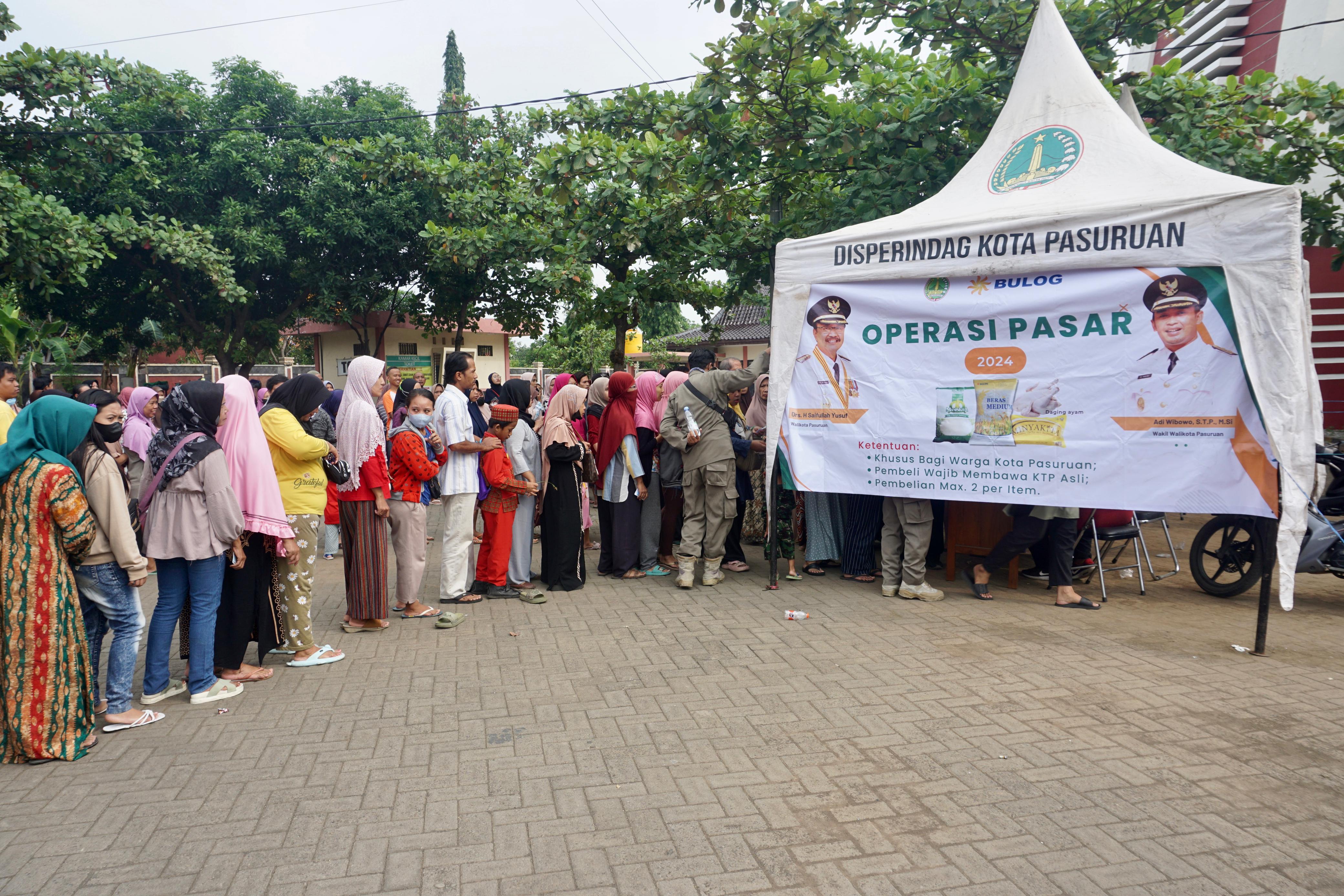 Pemkot Pasuruan Optimalkan Pasar Murah untuk Hadapi Kenaikan Harga Bahan Pokok