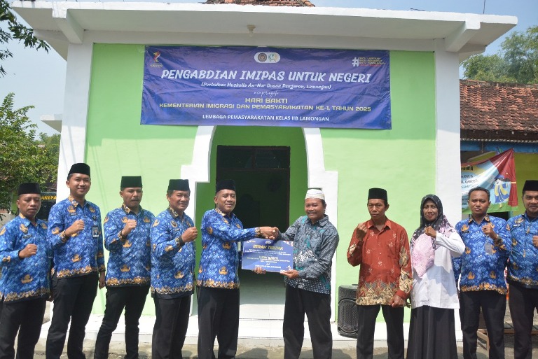 Lapas Lamongan Renovasi Musala An-Nur sebagai Wujud ImiPas untuk Negeri
