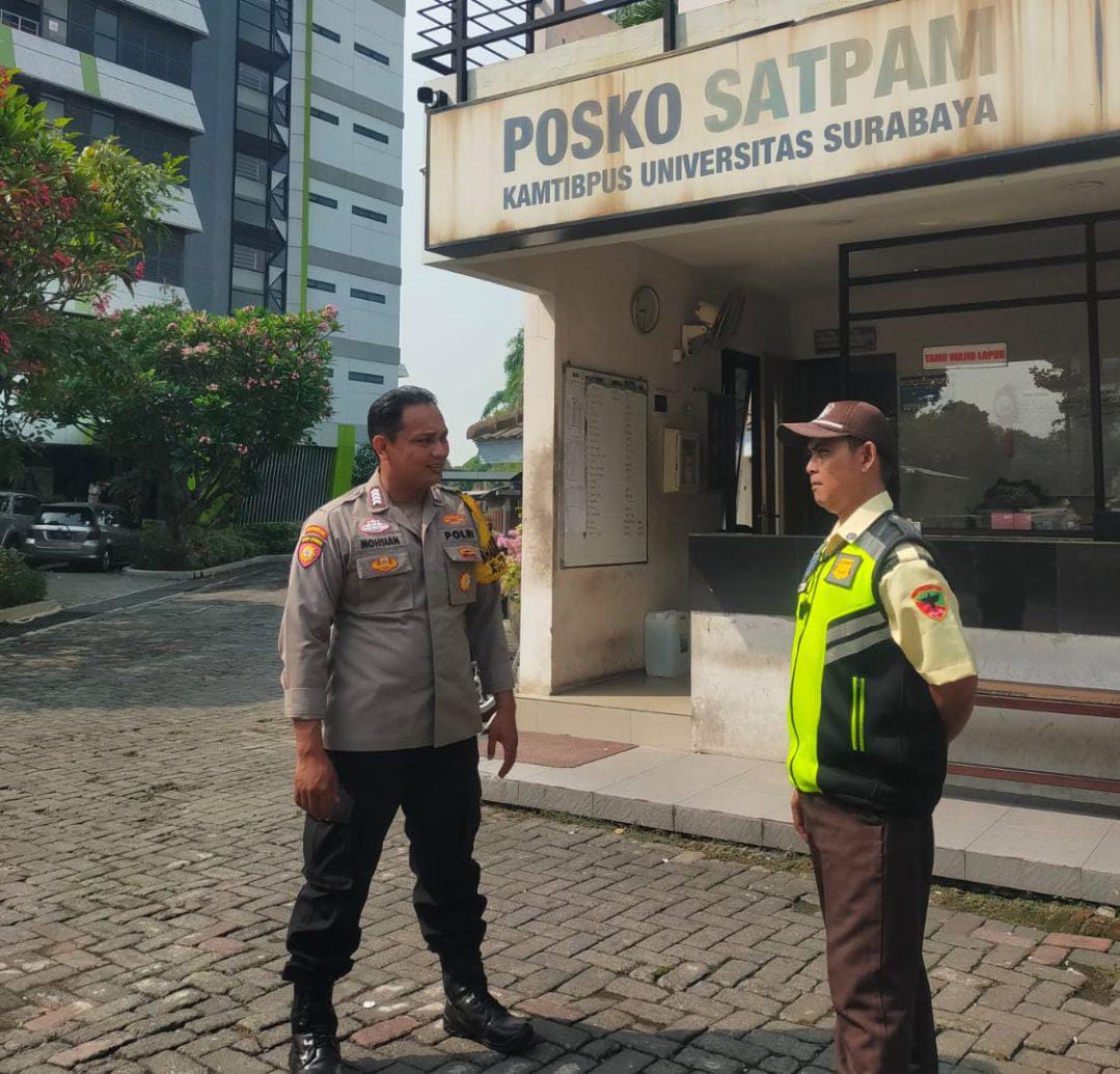 Polsek Rungkut Sambang ke Kampus Ubaya, Ingatkan Kewaspadaan Curanmor