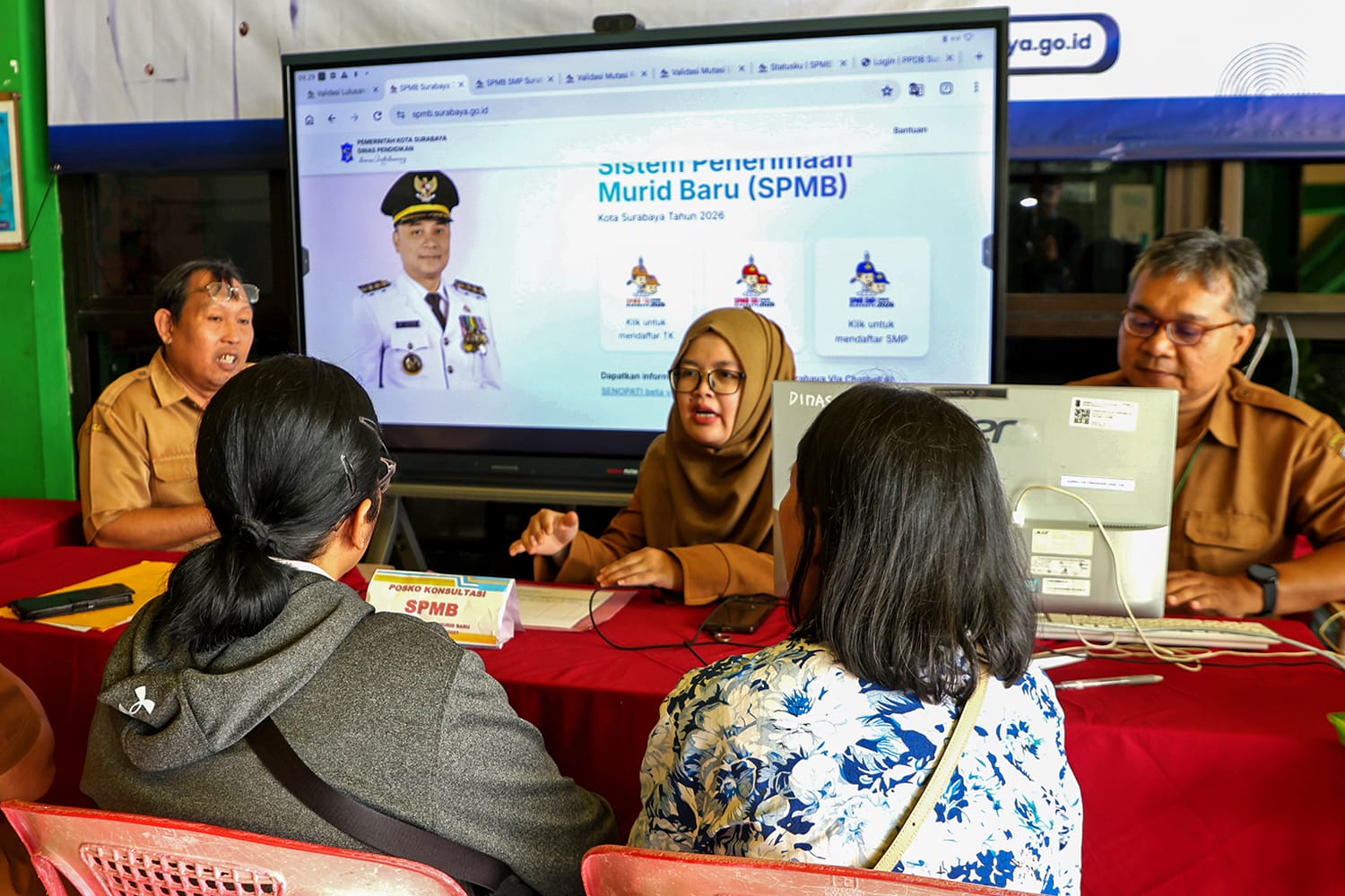 SPMB SD Surabaya Rampung, Jalur Afirmasi dan Mutasi SMP Mulai Dibuka