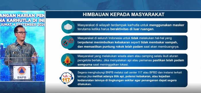 BNPB Gunakan Drone Thermal dan Injeksi Surfaktan Tangani Titik Api Bawah Tanah