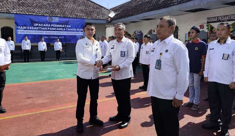 Gaungkan Keteladanan Pancasila, Lapas Jember Ingatkan Waspada Ideologi Lain