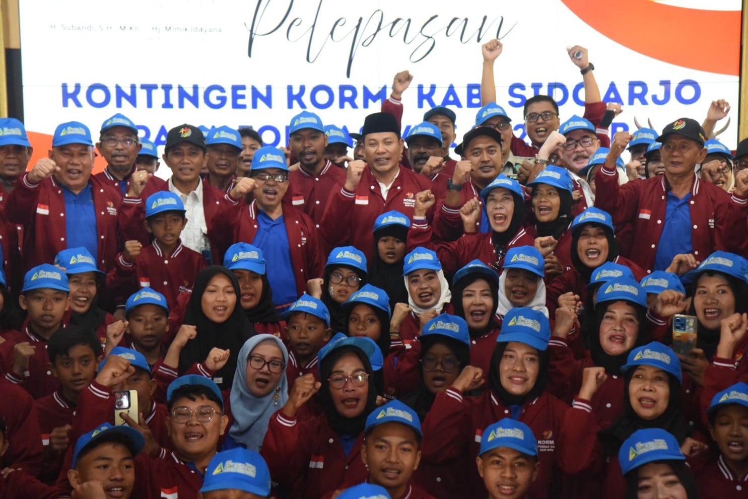 Bupati Subandi Lepas 250 Atlet Kormi Sidoarjo Menuju Fornas VIII