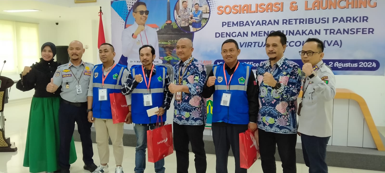 Maksimalkan Pendapatan, Dishub Kota Malang Launching Setoran Virtual Account