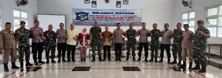 Polsek Lakarsantri Sinergi 3 Pilar Gelar Rapat Koordinasi Jaga Kamtibmas Kondusif