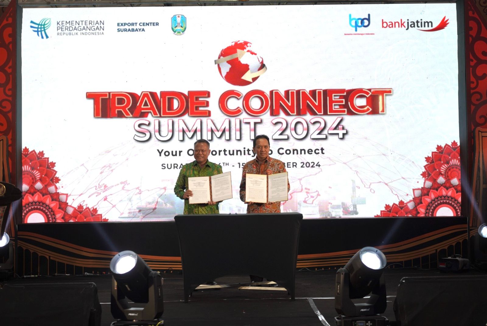 Berkolaborasi dengan Kementerian Perdagangan, Bank Jatim Selenggarakan Trade Connect Summit 2024