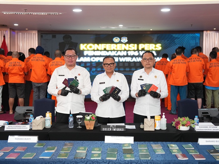 Ditjen Imigrasi Tindak 196 WNA Langgar Izin Tinggal Selama Operasi Wirawaspada di Jabodetabek