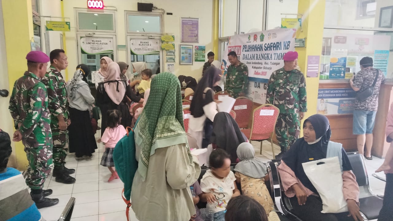 Safari KB Satgas TMMD Sidoarjo, Langkah Nyata Wujudkan Keluarga Sejahtera