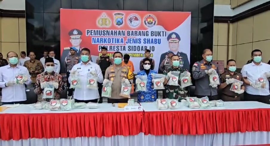 Sabu Rp 30 M Dimusnahkan, Polisi Selamatkan 150 Ribu Jiwa